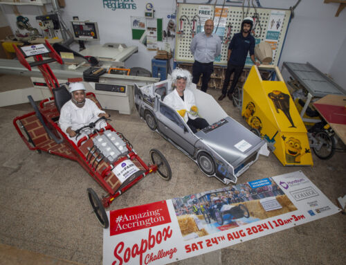 BBC Lancashire’s Graham Liver looking forward to Accrington spectacular Soapbox Challenge this Saturday.