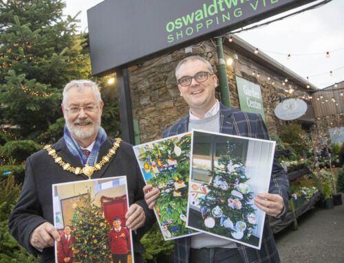 Oswaldtwistle Mills chooses a winner for primary schools Christmas tree competition