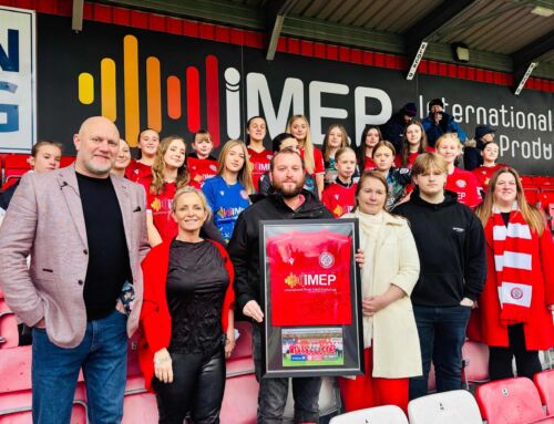 Accrington Stanley Women and iMEP start New Year in style with special presentation at the Wham Stadium